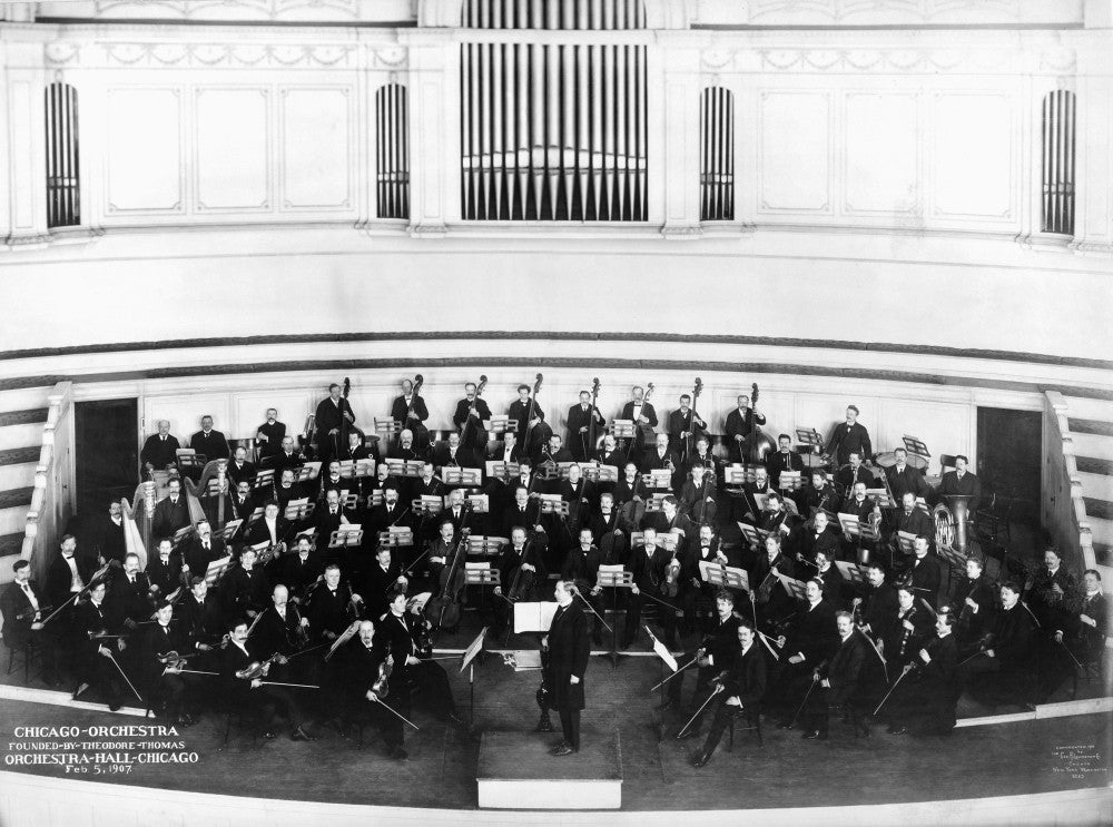 Chicago Symphony Orchestra 1907 Fine Art Print by Granger Collection