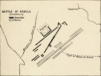 Map of the Battle of Gaugamela Fine Art Print by Ken Welsh