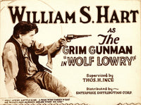 Wolf Lowry 1917 Movie Poster Masterprint by William S. Hart