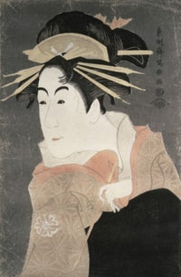 Geisha Japanese Art Woodcut Fine Art Print