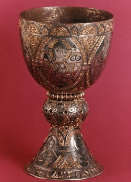 14th Century Gold Goblet Fine Art Poster Print from Stift Kremsmunster