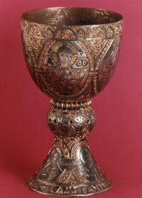 14th Century Gold Goblet Fine Art Poster Print from Stift Kremsmunster