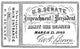 Andrew Johnson Impeachment Trial Ticket Fine Art Print by Granger Collection
