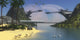 Futuristic Tropical Paradise Colony on Enceladus Fine Art Print
