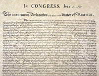 Declaration of Independence Detail Poster Print by Granger Collection