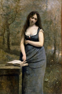 Velleda Fine Art Print by Jean Baptiste Camille Corot