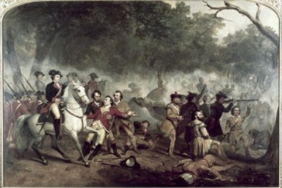 Washington as Captain in the French & Indian War Fine Art Print by Junius Brutus Stearns