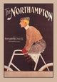 Vintage Northampton Bicycle Advertisement Art Print by Edward Penfield