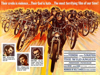 The Wild Angels Movie Poster Art Print featuring Nancy Sinatra & Peter Fonda