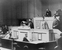 Haile Selassie League of Nations Appeal Historical Poster Print