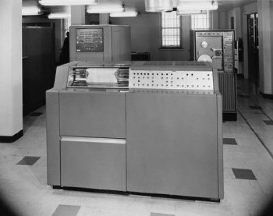 Mainframe in a Computer Lab Fine Art Print - VARSAL2551346