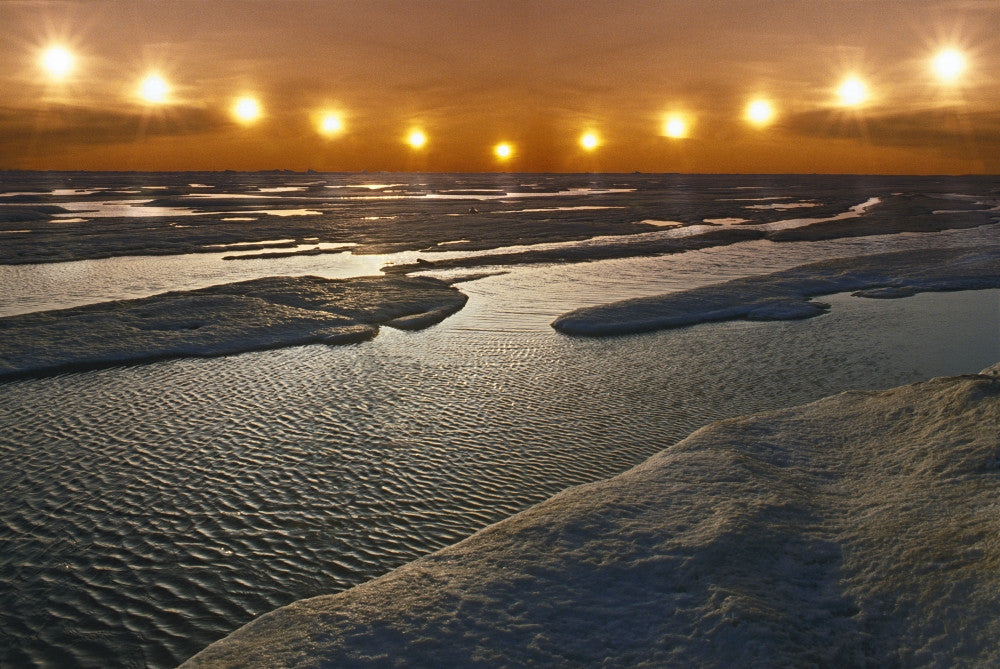 Midnight Sun Multiple Exposure Fine Art Print - Arctic Alaska