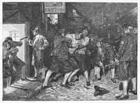 British Press-Gang Wood Engraving Fine Art Print by Howard Pyle