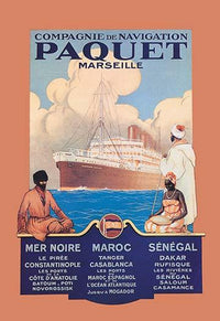 Compagnie de Navigation Paquet Travel Poster by Georges Taboureau