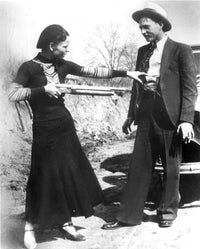Bonnie and Clyde 1933 Fine Art Print - Granger Collection