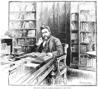 Charles Haddon Spurgeon Fine Art Print - English Baptist Preacher Drawing, 1892