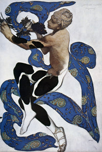Leon Bakst Faune Fine Art Print - 1912 Design for Nijinsky