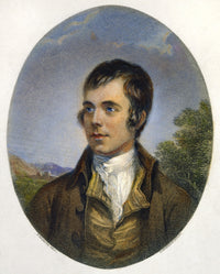 Robert Burns Steel Engraving Print - 19th Century Artwork