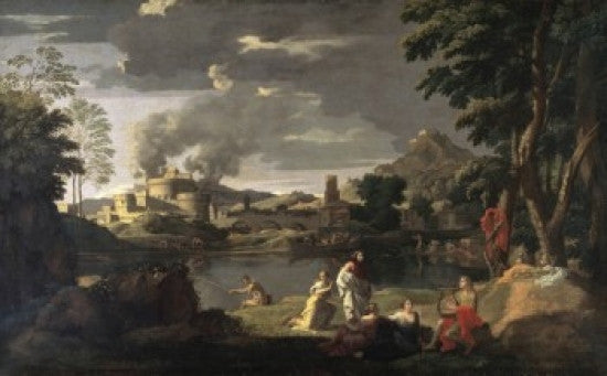 Orpheus & Eurydice Fine Art Print by Nicolas Poussin