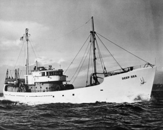 Deep Sea Trawler in the Sea Fine Art Print - Various Sizes