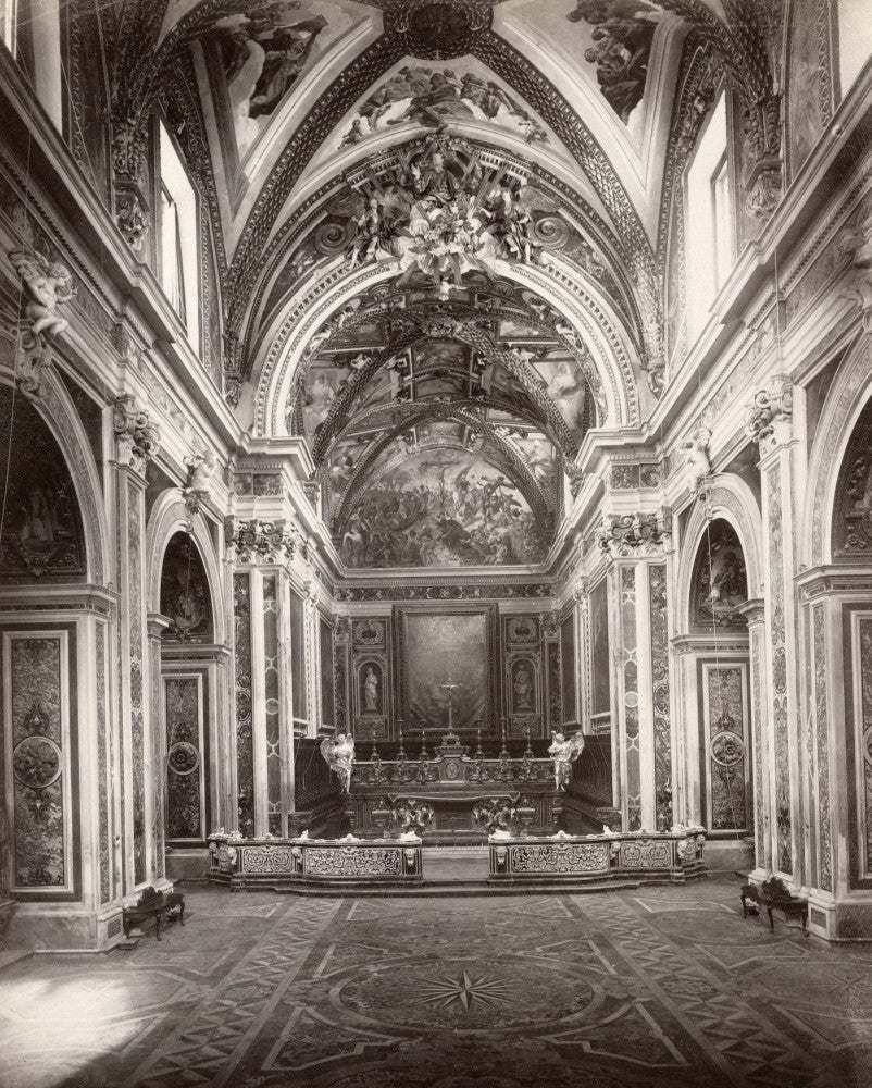 Italy: Church of San Martino in Naples - Fine Art Print