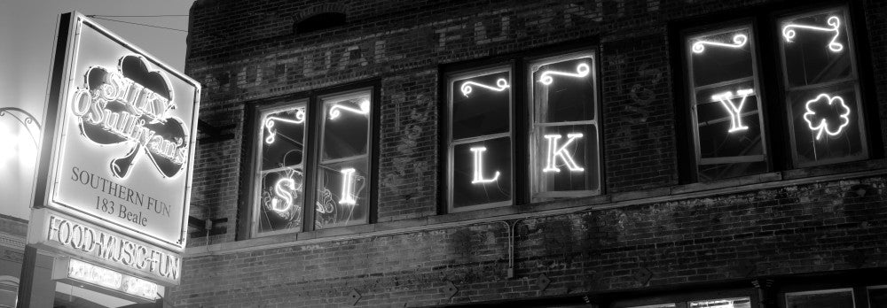 Silky O'Sullivan's Pub at Night Fine Art Print - Beale Street, Memphis