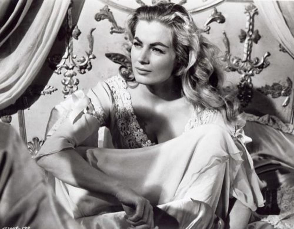 Anita Ekberg - Bed Photo Print - Available in Multiple Sizes