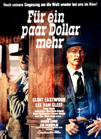 For A Few Dollars More Movie Poster Print featuring Clint Eastwood and Lee Van Cleef