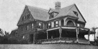Theodore Roosevelt Family House at Sagamore Hill Vintage Photograph - C1900