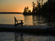 Adirondack Chair at Sunset Fine Art Print by Keith Levit