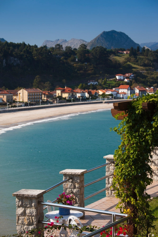 Vacation Homes at Playa de Santa Marina Beach Fine Art Print