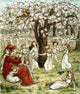 Browning: Pied Piper Watercolor Print by Katy Greenaway