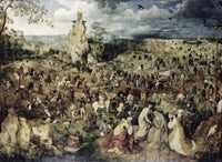 The Procession to Calvary Fine Art Print by Pieter Bruegel the Elder