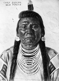 Chief Joseph Fine Art Print by E.A. Burbank | Granger Collection