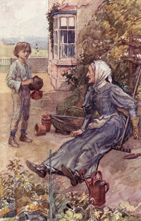 David and His Great Aunt Fine Art Print from David Copperfield