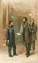 Ulysses S. Grant with Abraham Lincoln Fine Art Print by Science Source