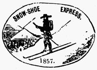 Snowshoe Thompson Postal Indicia Fine Art Print by Granger Collection