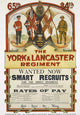 The York And Lancaster Regiment Recruitment Poster Print