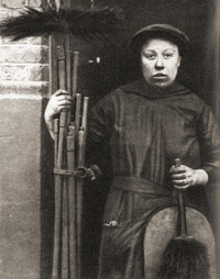 Women Taking Over Men's Work During World War One - A Chimney Sweep Fine Art Print by Hilary Jane Morgan