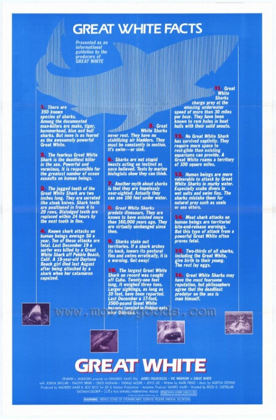 Great White Movie Poster Print (27x40) | Posterazzi