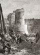 Repairing The Walls Of Jerusalem Fine Art Print by Ken Welsh