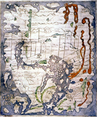 11th Century Cottonian World Map Fine Art Print by Granger Collection