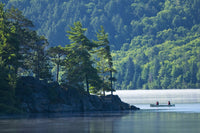 Canoeing on Lake of Two Rivers, Algonquin Provincial Park Fine Art Print