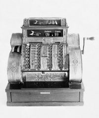 Antique Cash Register Fine Art Print - Vintage Decor