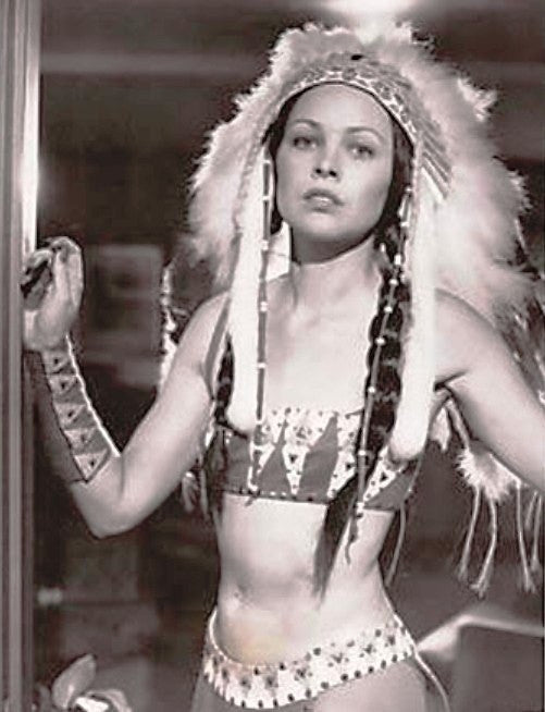 Michelle Phillips Native American Head Dress Photo Print
