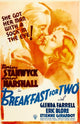 Breakfast For Two Movie Poster Art Print (1937) | Posterazzi