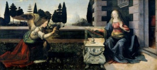 Annunciation Fine Art Print by Leonardo da Vinci - 1472-75
