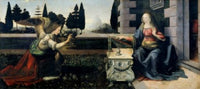 Annunciation Fine Art Print by Leonardo da Vinci - 1472-75