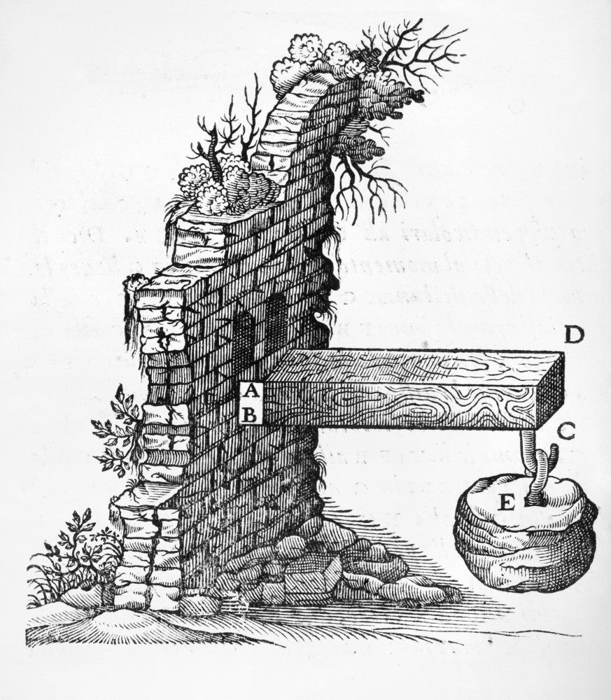 Galileo Cantilever Diagram Fine Art Print - 1648 Edition