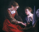 St. Cecilia and an Angel Fine Art Print by Orazio Gentileschi